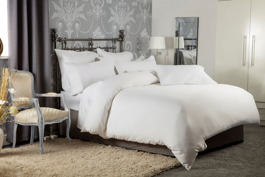 1200 Thread Count Cotton Bed Linen in White