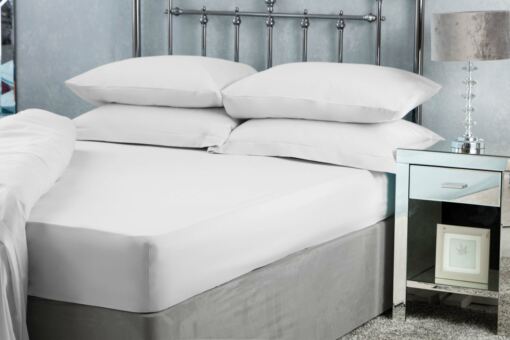 200 Thread Count Polycotton Bed Linen in White