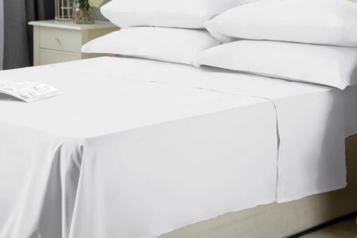 200 Thread Count Polycotton Bed Linen in White