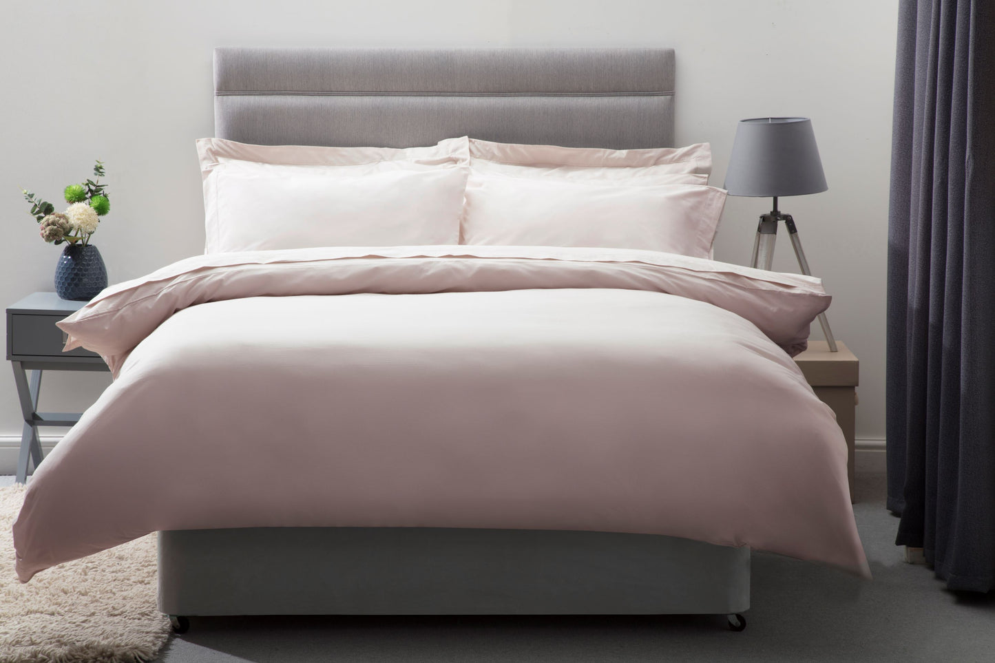 200 Thread Count Egyptian Cotton Bed Linen Powder Pink