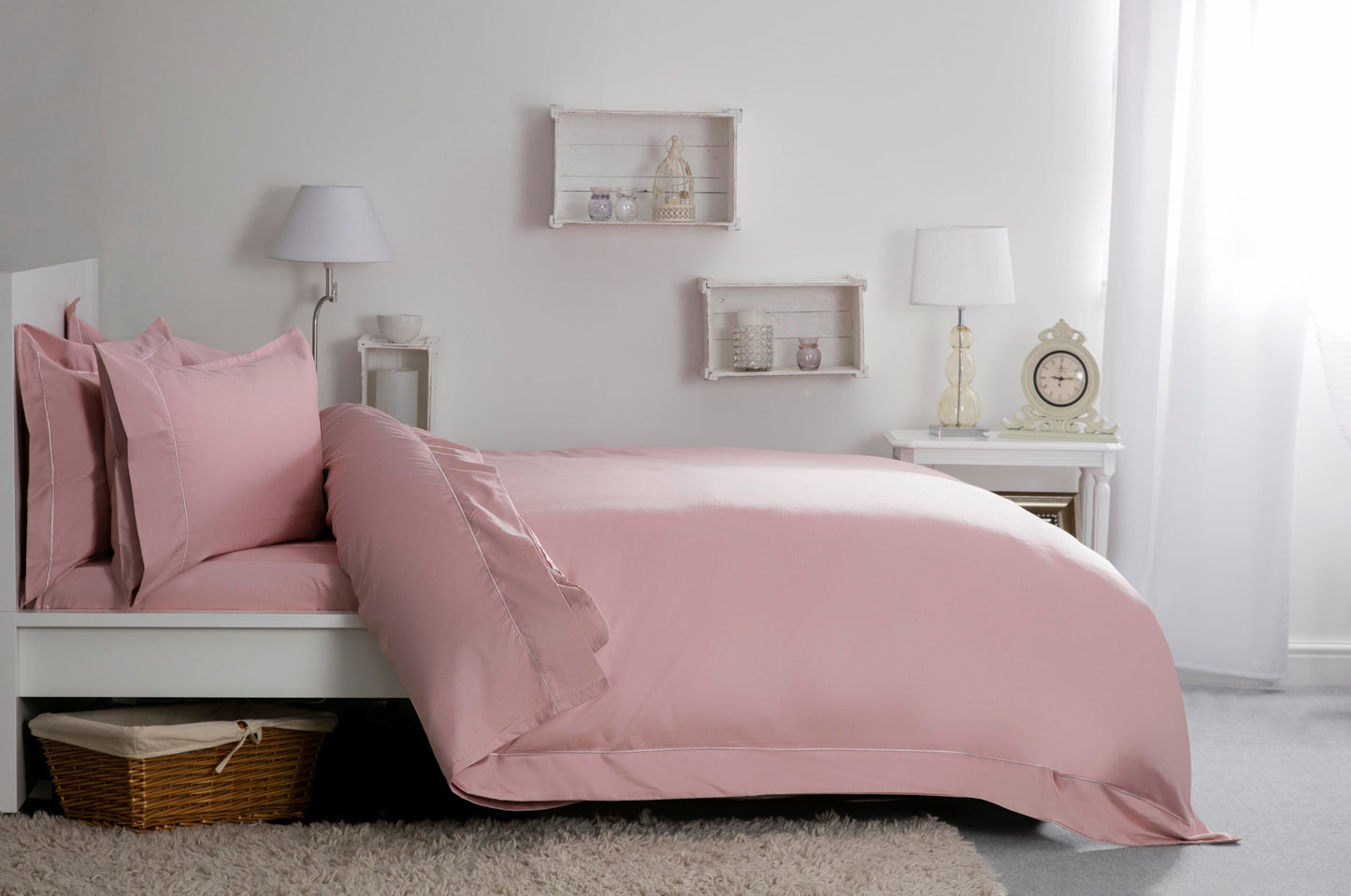 400 Thread Count Egyptian Cotton Blush Pink