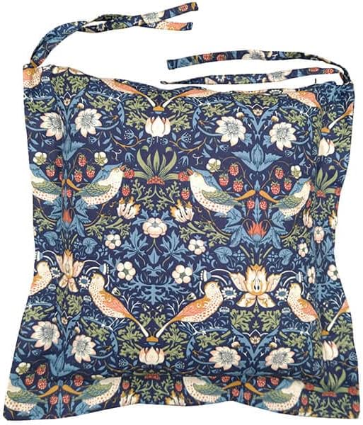 William Morris Strawberry Thief Navy Blue Kitchen Linen