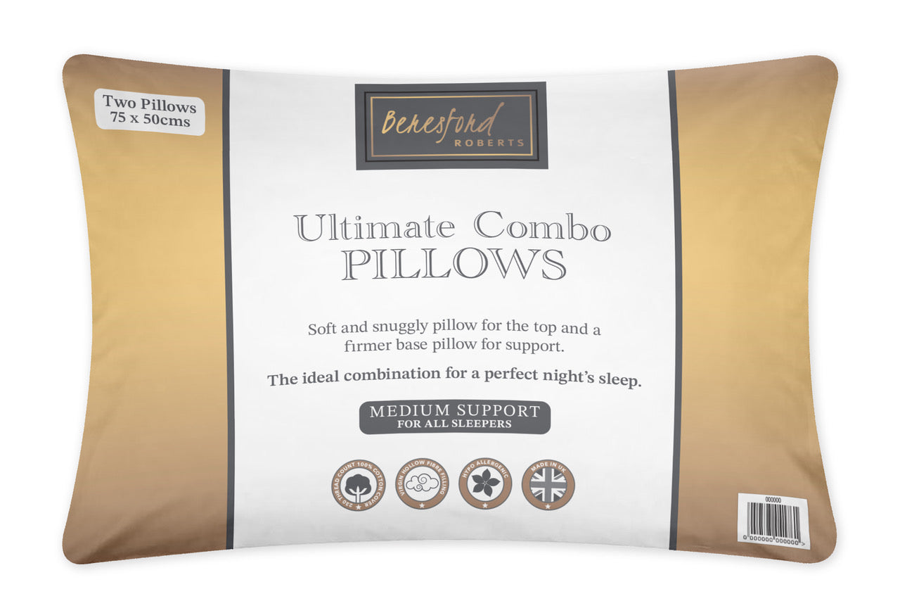 Ultimate Combo Pillow Pair 75cm x 50cm