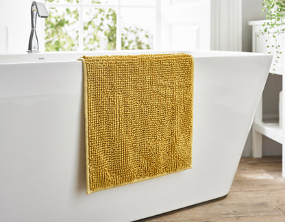 Quik Dri Textured Towels in Ochre Yellow