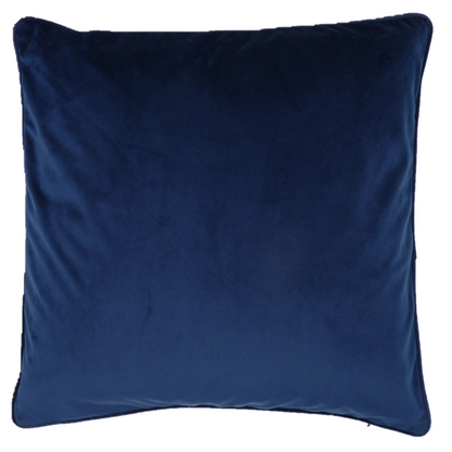 Soft Velvet Cushion Covers in Navy Blue 55cm x 55cm