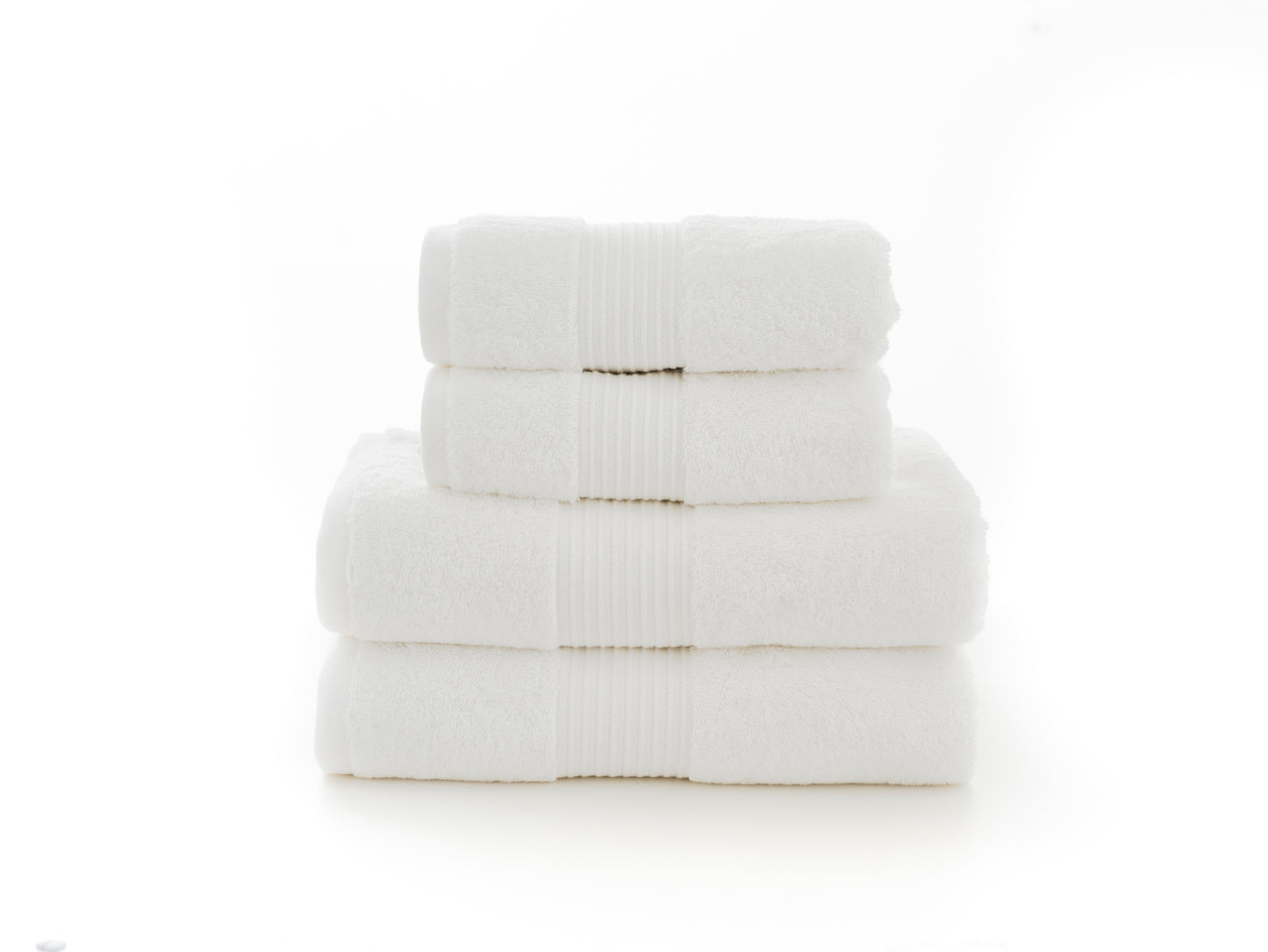 650gsm Combed Pima Bliss Anti Bacterial Towel in White