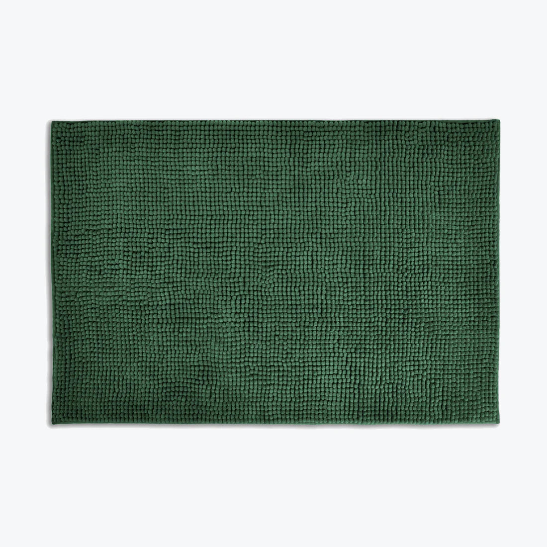 Supersoft Micro Chenille Bath Mat Dark Green