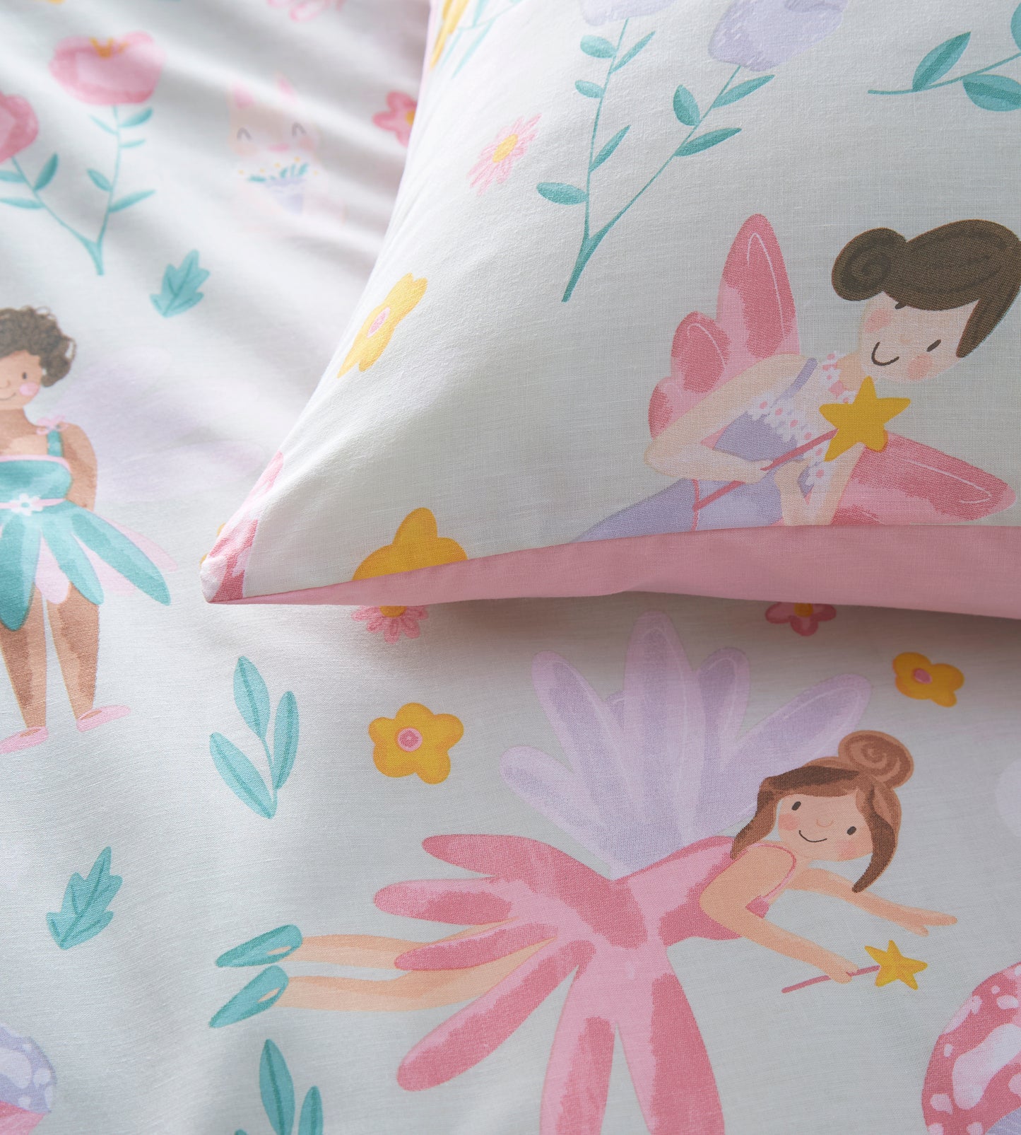 Fairy Land Childrens Duvet Set or Curtains Reversible