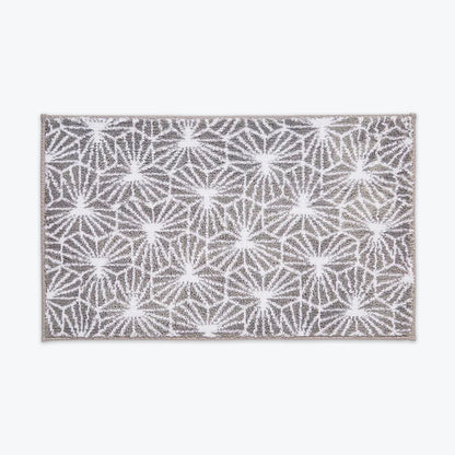 Geometric Madrid Design Bath Towels in Grey