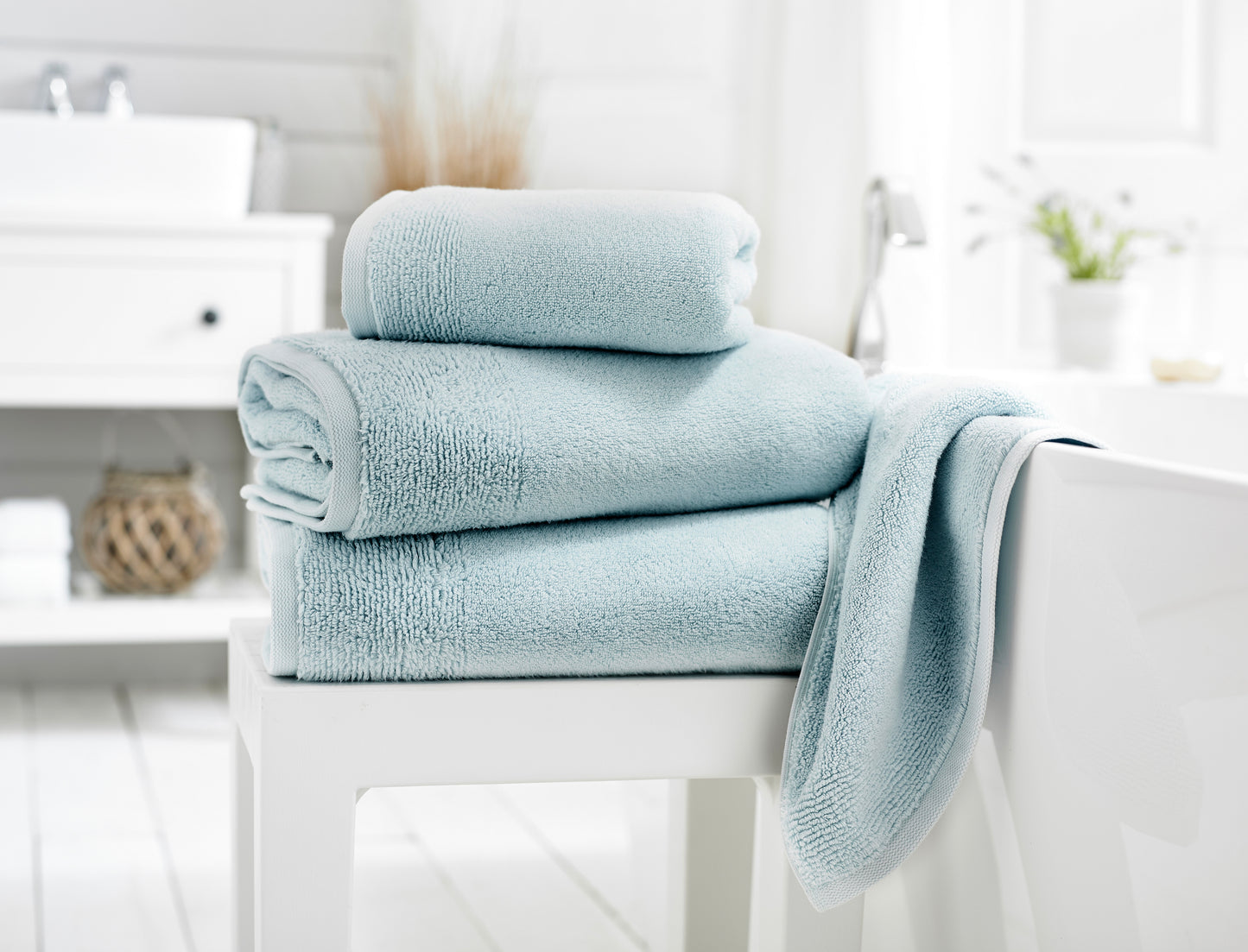 800gsm Luxurious Palazzo Towels Zero Twist in Blue