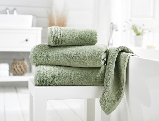 800gsm Luxurious Palazzo Towels Zero Twist in Green