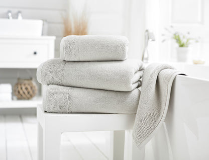 800gsm Luxurious Palazzo Towels Zero Twist in Silver