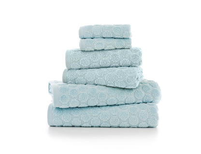 Quik Dri Sierra Textured Towels in Sky Blue