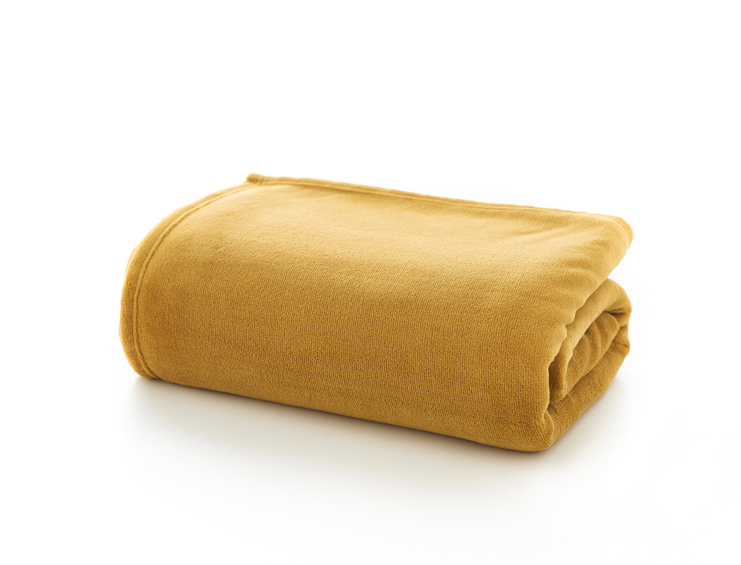 Extra Large Snuggletouch Supersoft Throw in Ochre Yellow