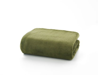 Extra Large Snuggletouch Supersoft Throw in Olive Green