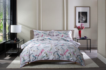 100% Cotton Colourful Dragonfly Design Duvet Cover Set