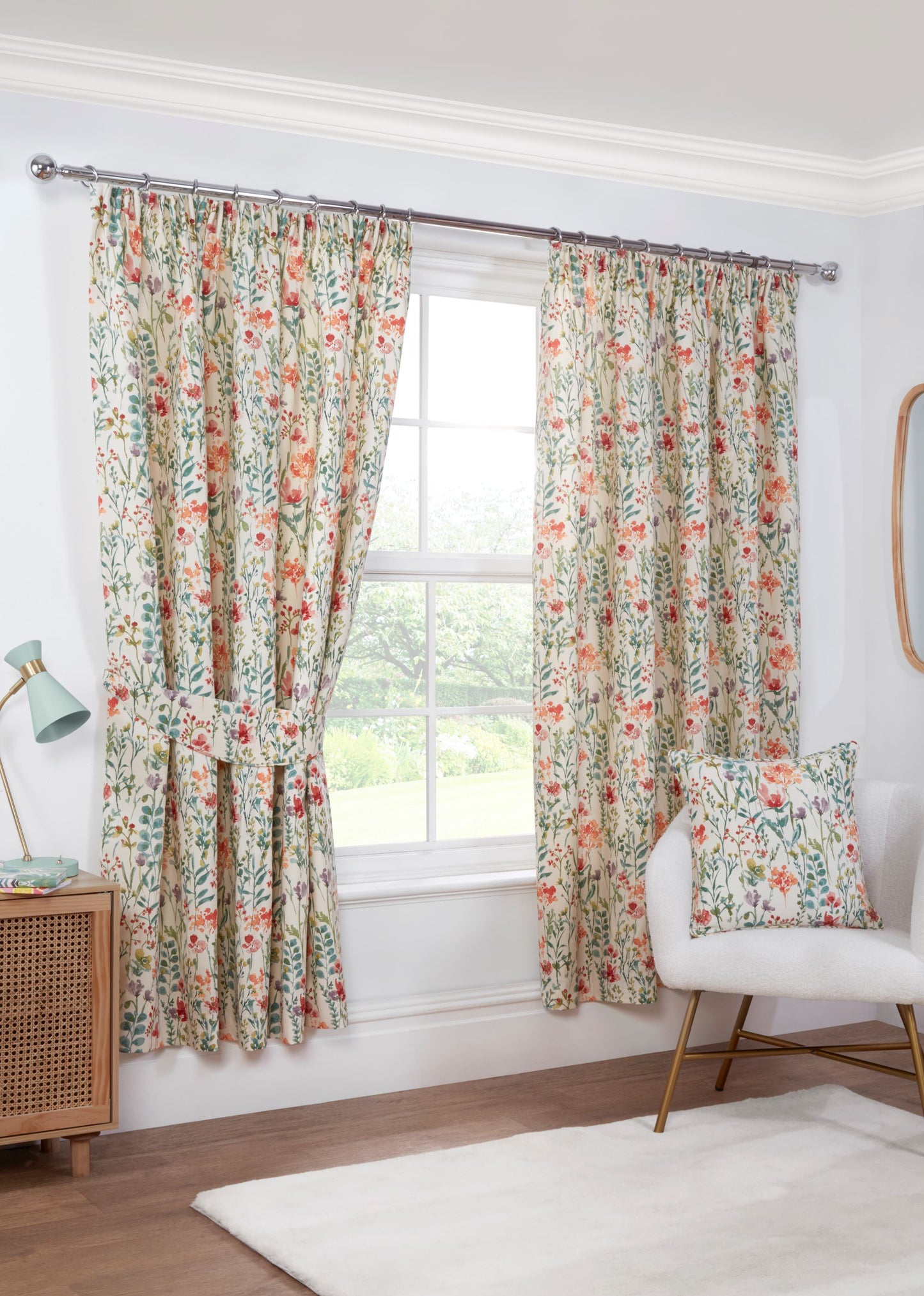 Amaryllis Floral Design Bed Linen, Curtains