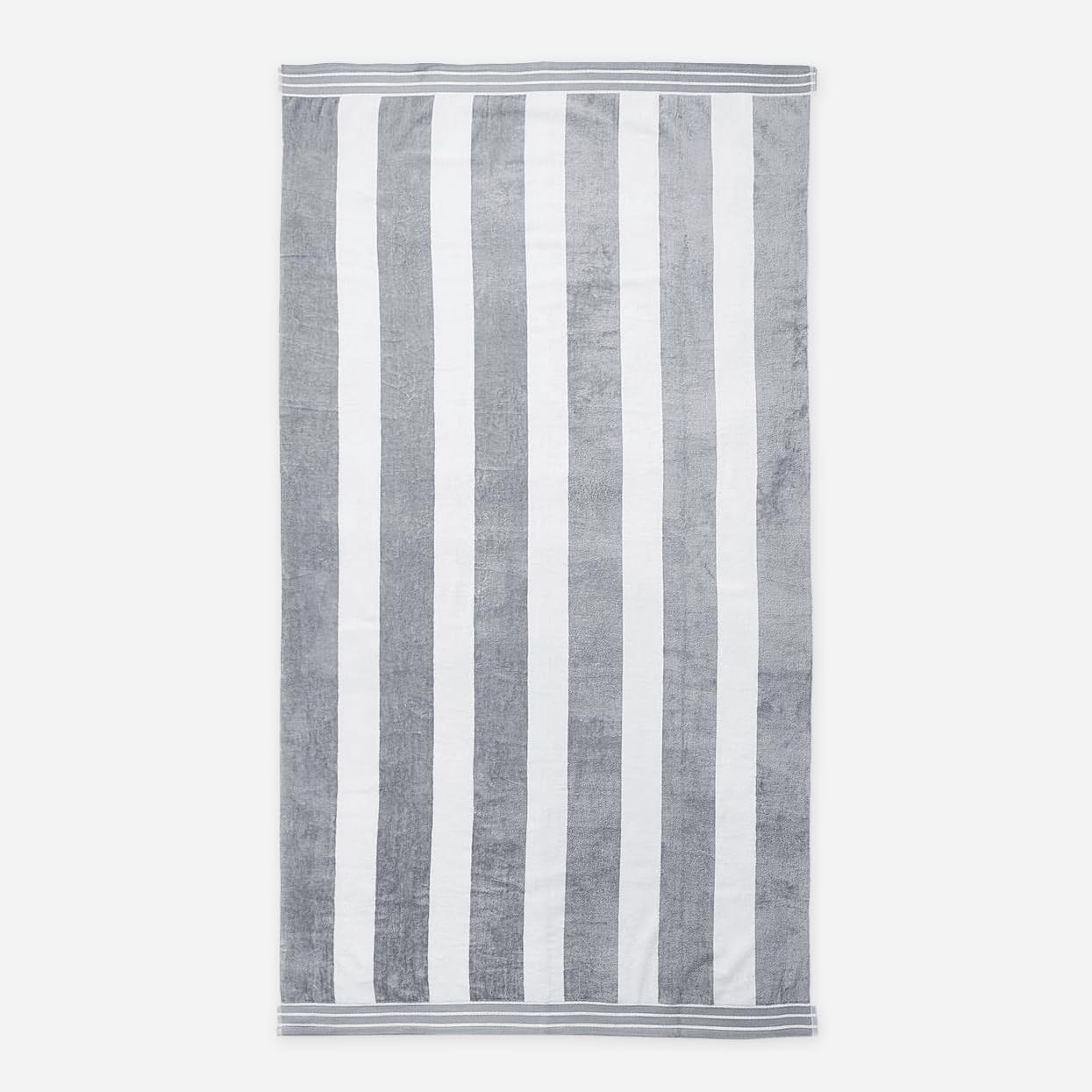 Jumbo Beach Towel Grey Stripe