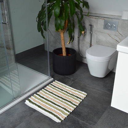 Bobble Bath or Pedestal Mat in Greens