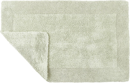 Heavyweight Elegance Reversible Bath Mats Sage Green