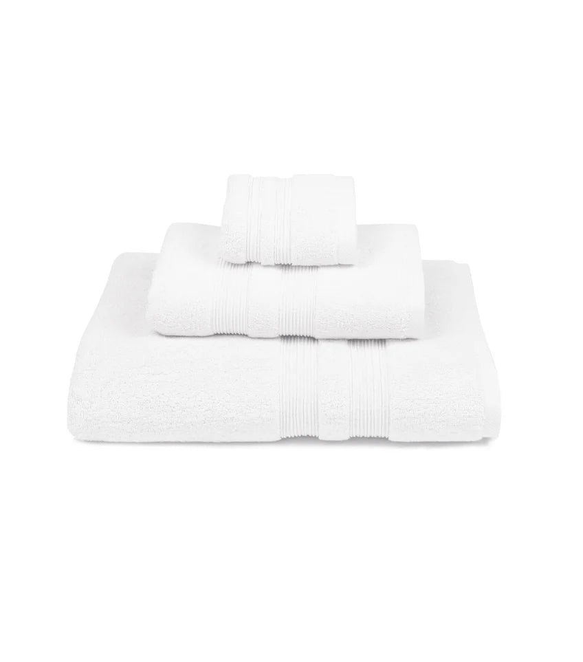 100% Cotton Elegance 650GSM Towels in White