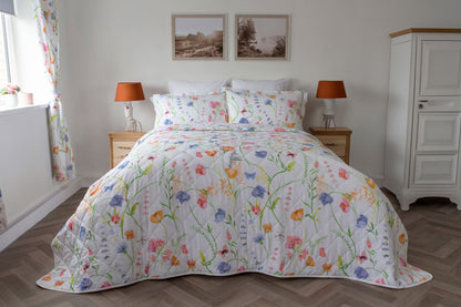 Larissa Cotton Rich Duvet Set with Option of Curtains & Bedspread