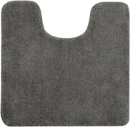 Microfibre Bath & Pedestal Mats Charcoal