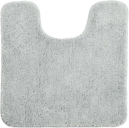 Microfibre Bath & Pedestal Mats Dove Grey