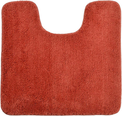 Microfibre Bath & Pedestal Mats Terracotta