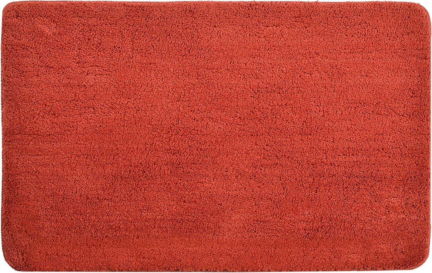 Microfibre Bath & Pedestal Mats Terracotta