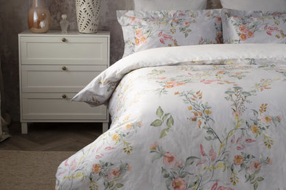 100% Cotton Rieva Floral Design Duvet Set