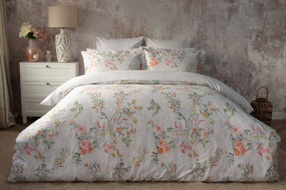 100% Cotton Rieva Floral Design Duvet Set