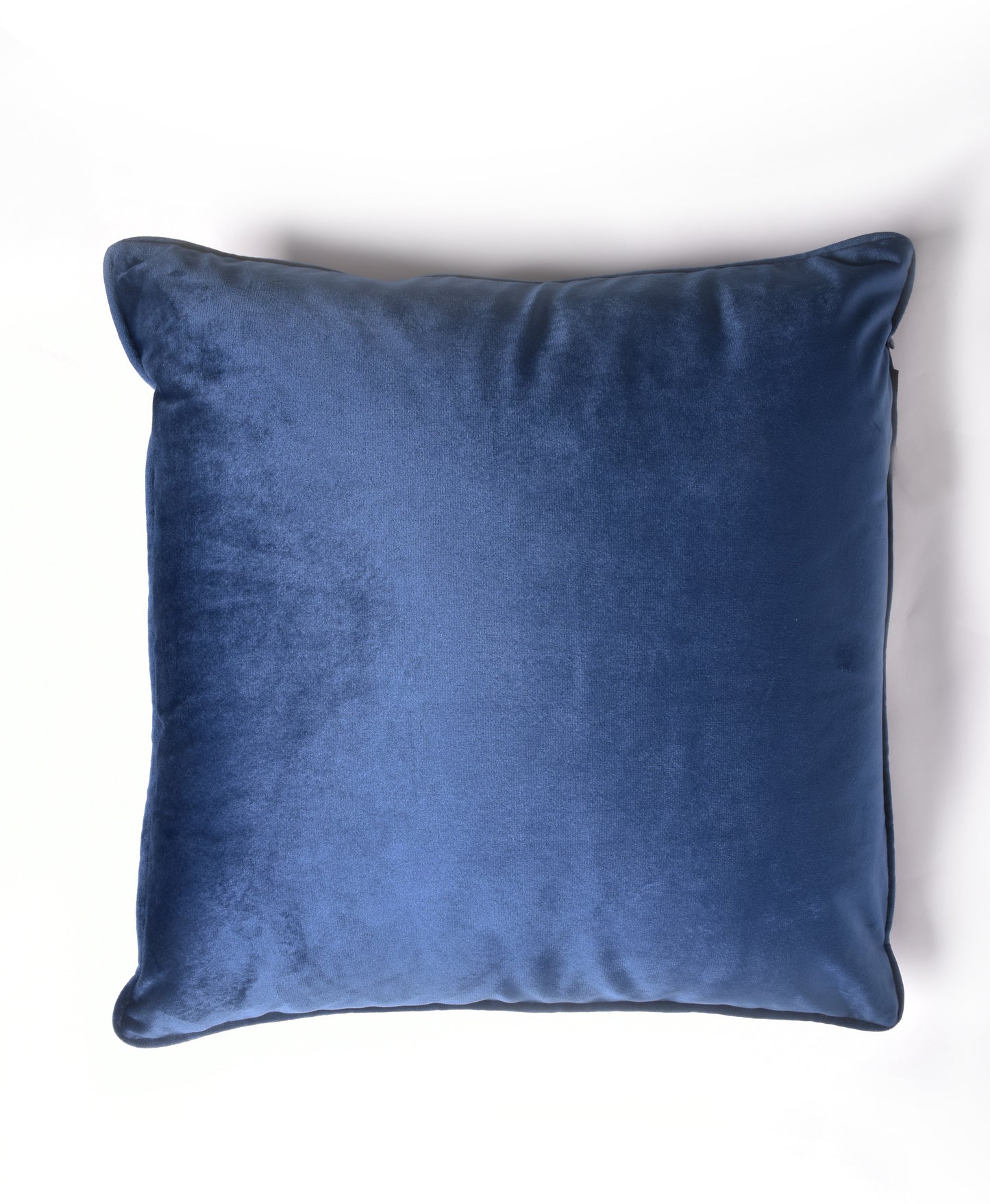 French Velvet Cushion in Royal Blue