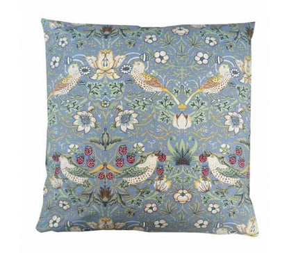 William Morris Strawberry Thief Blue Kitchen Linen