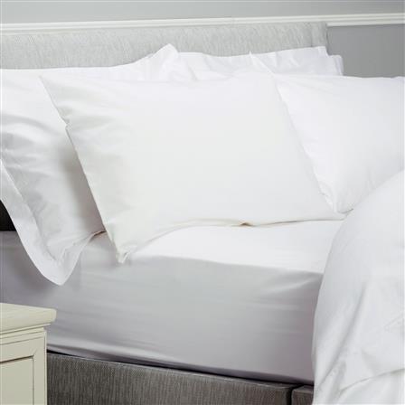400 Thread Count Sateen Bed Linen in White