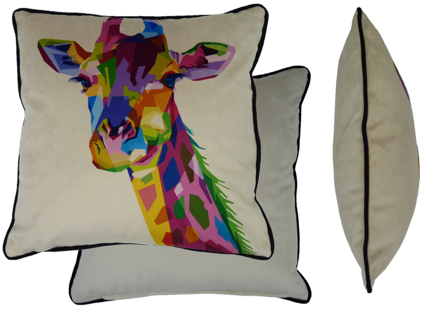 Pop Art Giraffe Cushion Cover