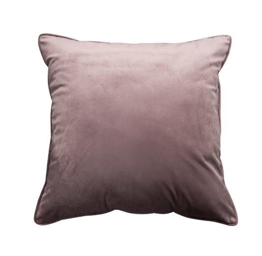 French Velvet Cushion in Blush Pink