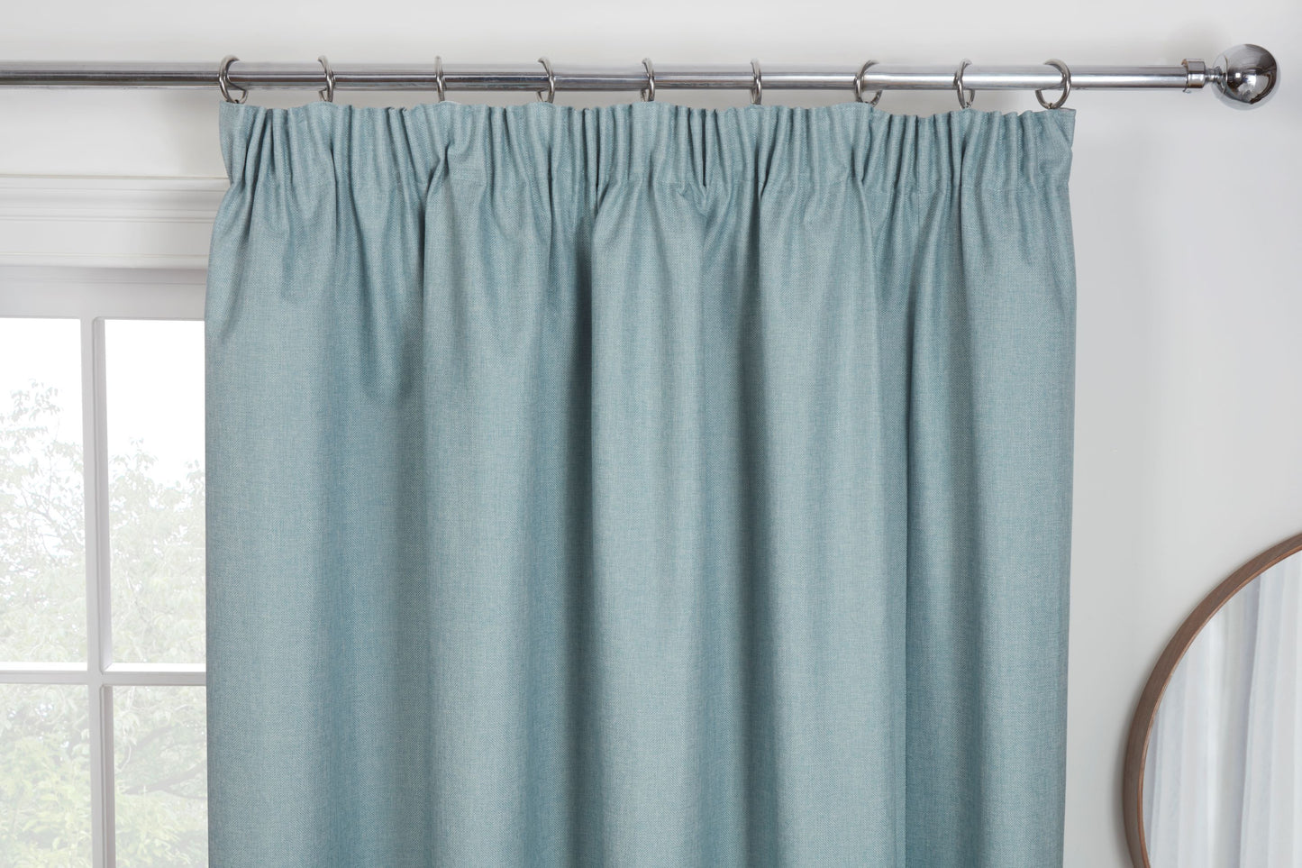 Blackout Curtains in Duck Egg