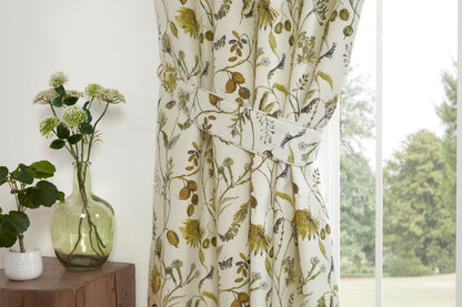 Grove Floral Design Bed Linen, Curtains in Fennel