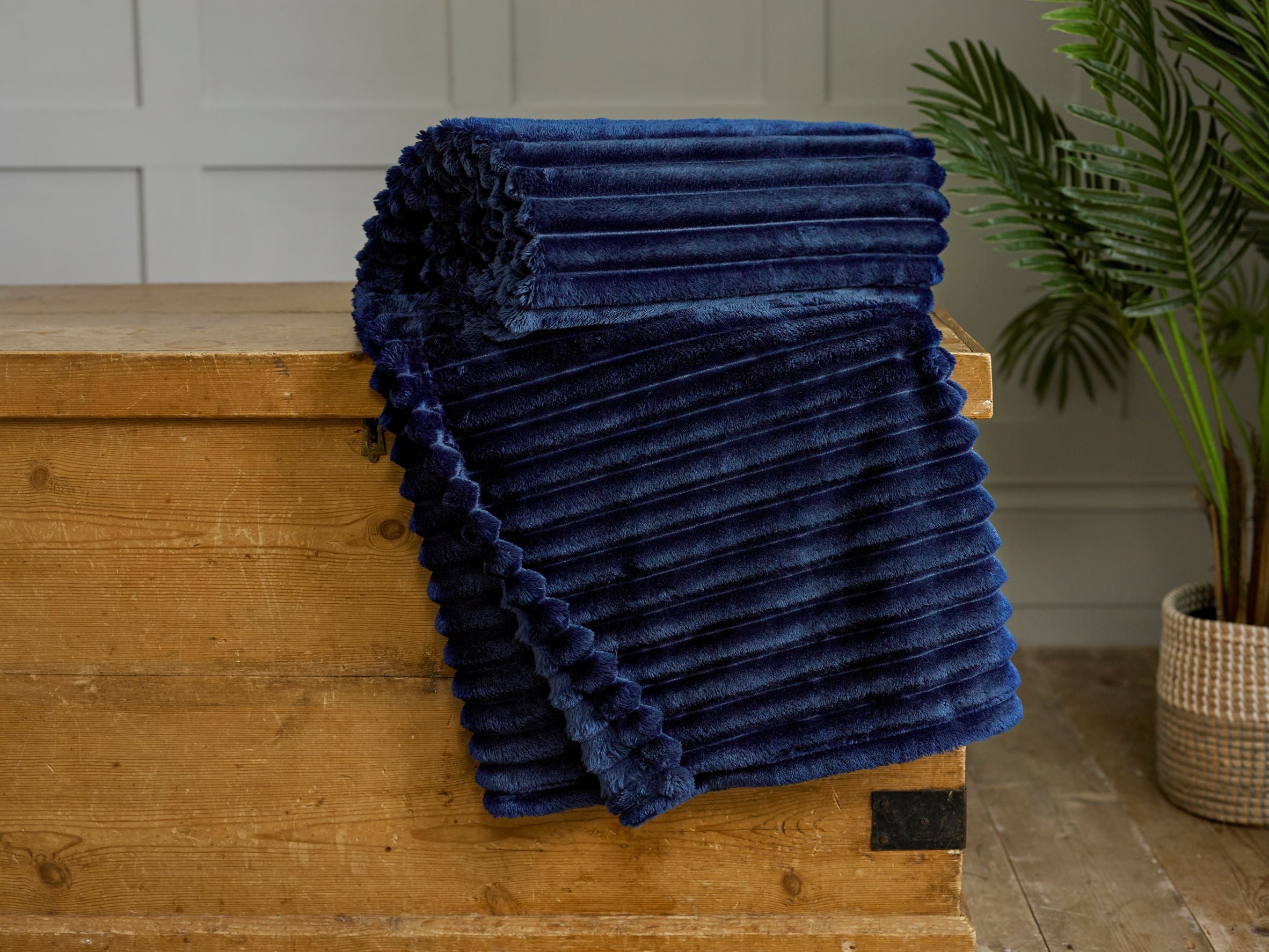 Navy throw on sale