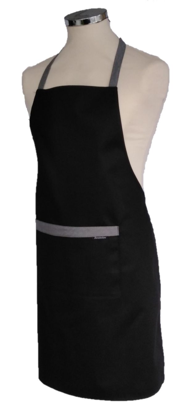 Plain Black Apron