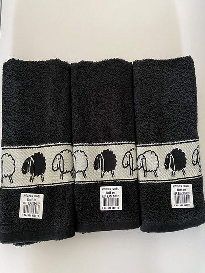 Black Sheep Tea Kitchen Towel