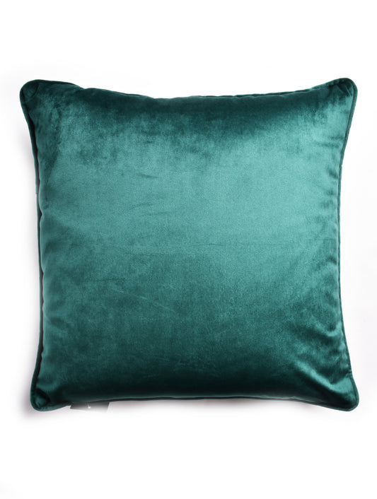 French Velvet Cushion in Teal