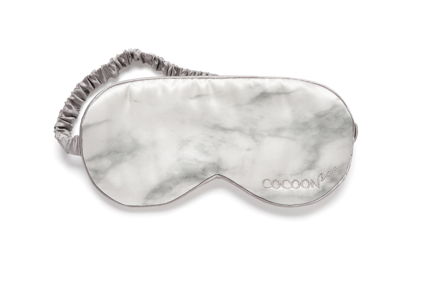 Mulberry Silk Eye Mask Marble Grey