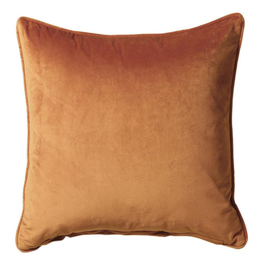 French Velvet Cushion in Terracotta