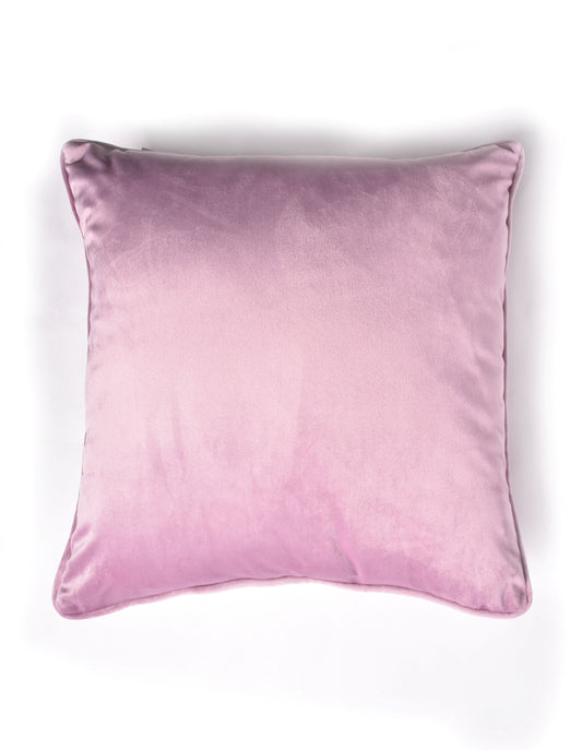 French Velvet Cushion in Heather