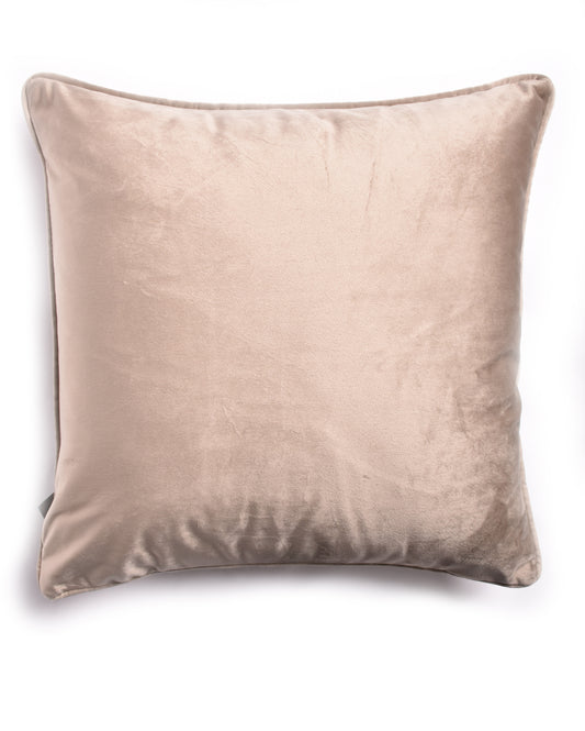 French Velvet Cushion in Mink