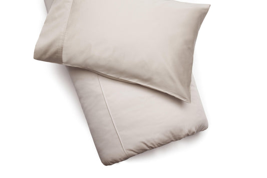 450 Thread Count Pima Cotton Duvet Cover in Oyster