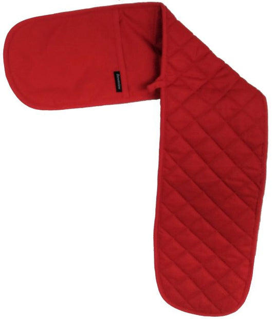 Plain Design Red Oven Gloves