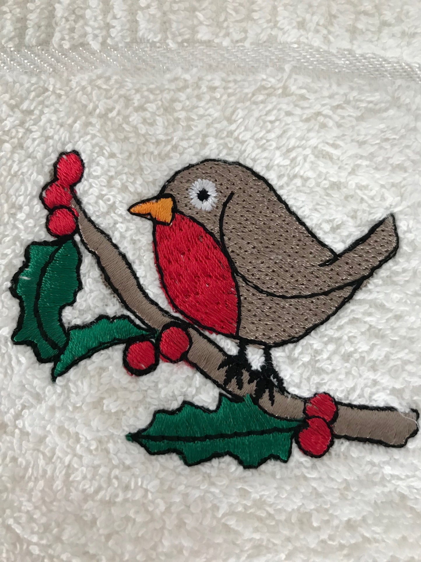 Christmas Robin Kitchen Towel